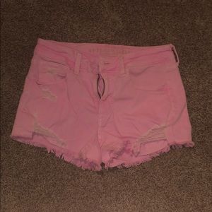 Pink shorts